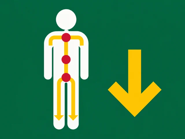 a figure with a downward arrow indicating washing from the top down